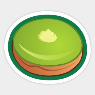 Cream Filled matcha Donut Sticker